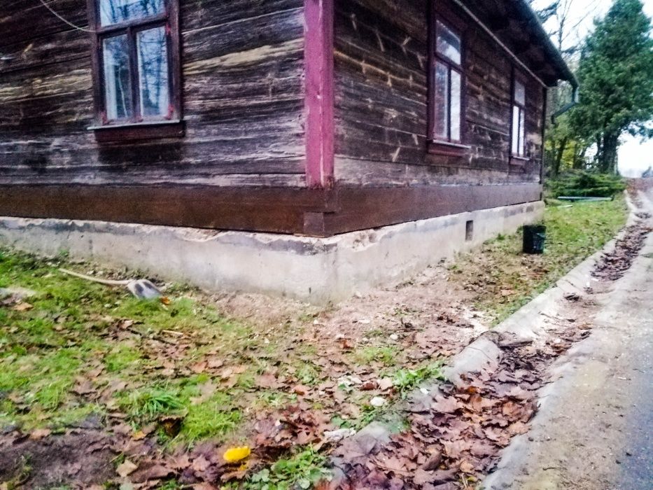 Wymiana podwalin / renowacja domów z drewna