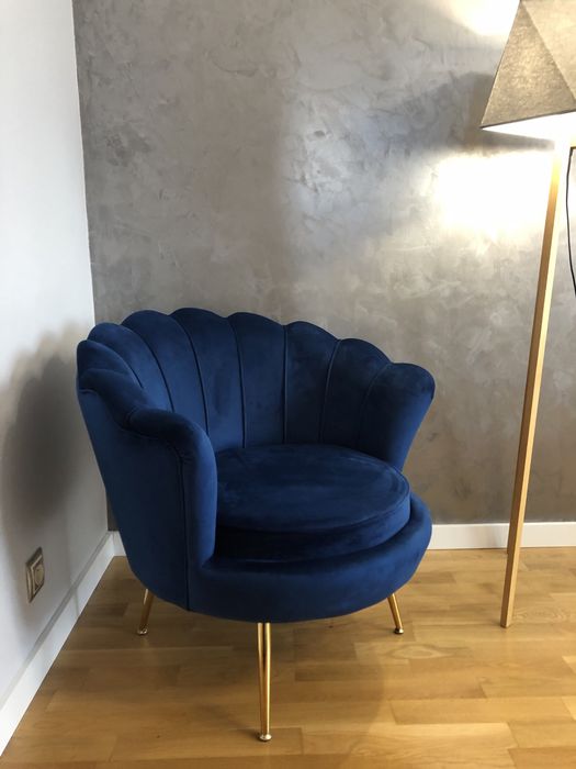 Fotel muszelka/WYSYŁKA 24h