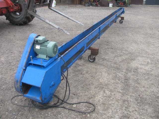 Taśmociąg redler 6m dyni peletu 8m zboża