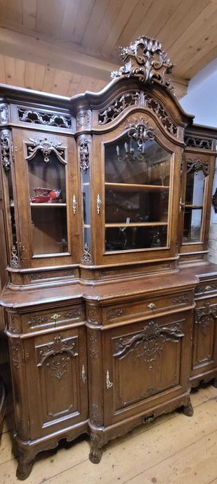 Kredens 254cm wysoki, antyk, rarytas, odrestaurowany.