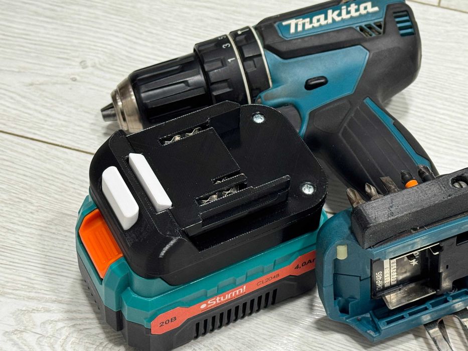 Адаптер перехідник з Makita, ProCraft на акб Sturm! 3д друк