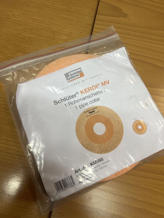 Isolamento de sanitas Schlüter Systems