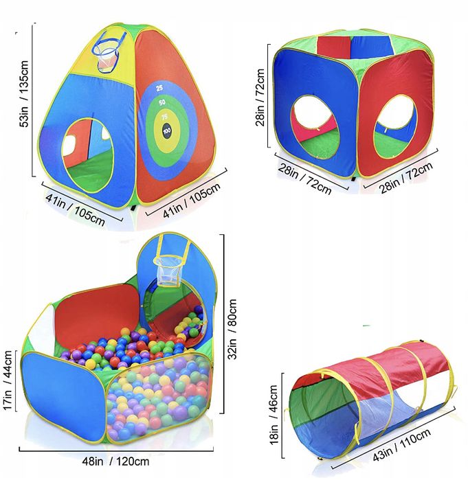 Namiot tunel dla dzieci *DARMOWA DOSTAWA*