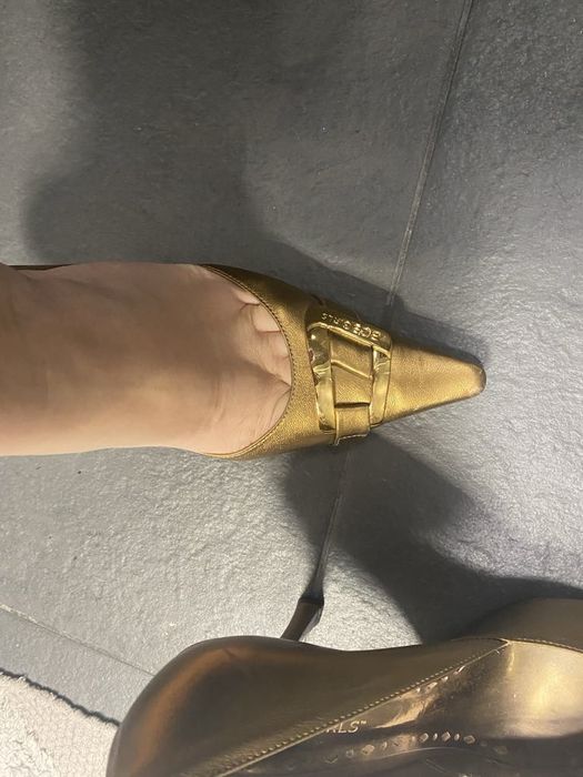 Buty damskie złote