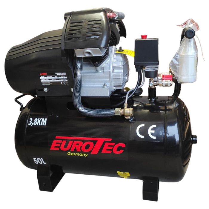 Kompresor dwutłokowy 50L  + zestaw kit