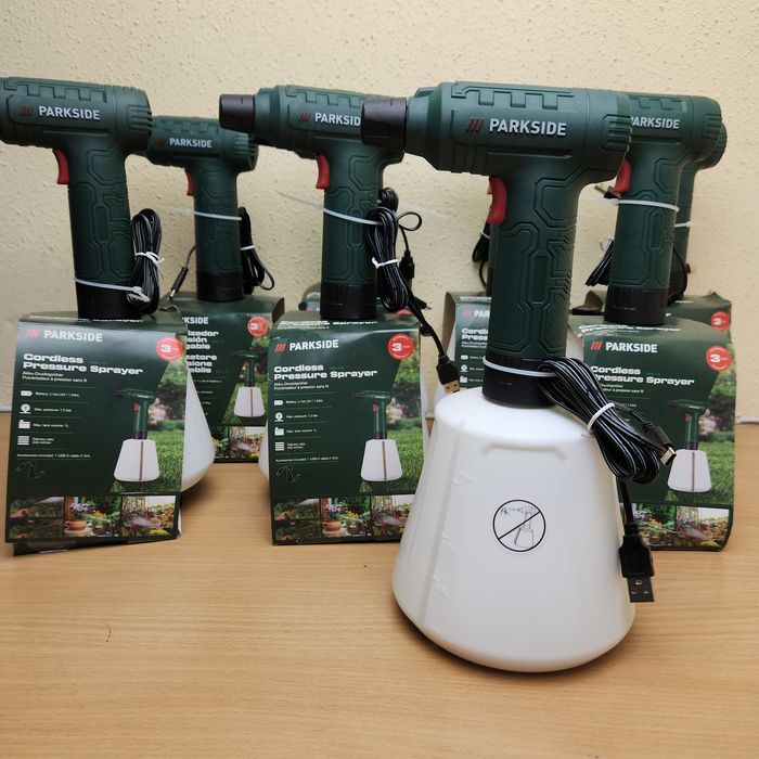 Аккум распылитель опрыскиватель поливалка из ГЕРМАНИИ Parkside росинка