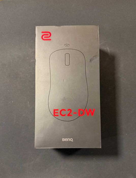 Rato Zowie EC2-DW Wireless preto Enhanced Receiver caixa