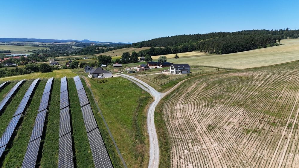 Widok, przestrzeń i spokój, działka 1300m2 Ścinawica,  Kłodzko