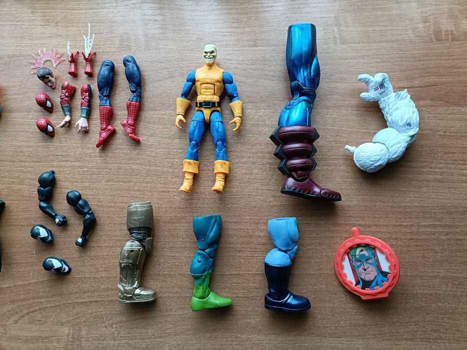 Деталі фігурок marvel legends mafex toybiz hasbro