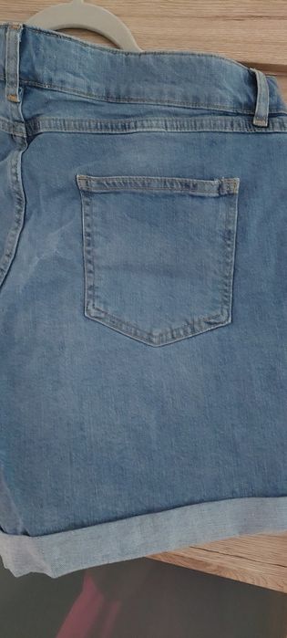 Krótkie spodenki dżinsowe ciążowe