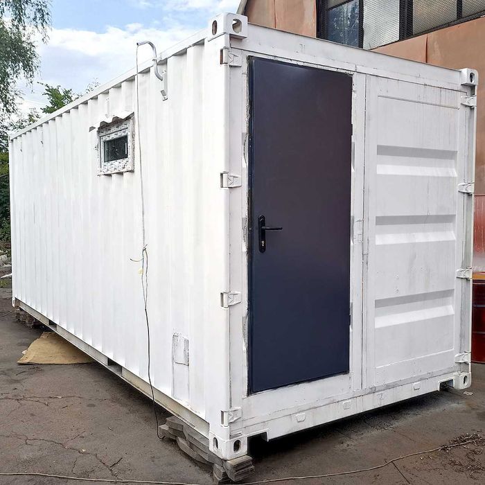 Утеплена побутівка з морського контейнера 20 футів -"заїжджай і живи"