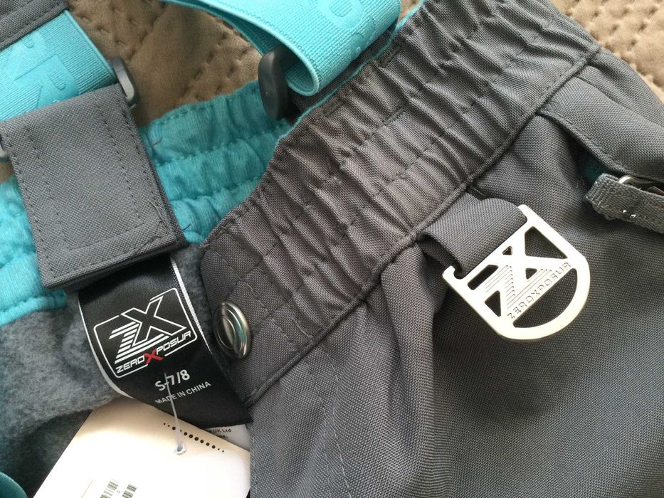 7-8 рок. ZEROXPOSUR. зимовий суцільний комбінезон, лижні штани