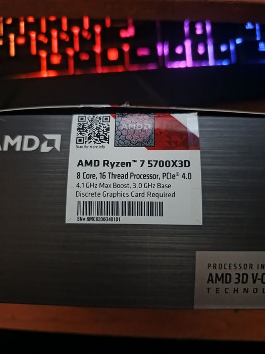 Ryzen 5700x3d procesor