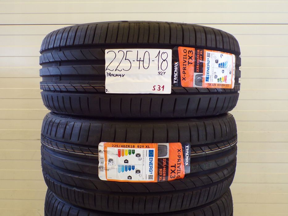 zestaw opon letnich tracmax x-privilo tx3 225 40 18 i 255 35 18 94y