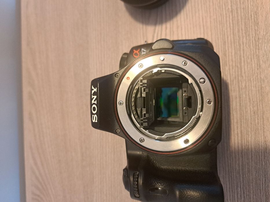 Aparat Sony DSLR a37 zestaw Sony A 18-55, Minolta 70-210