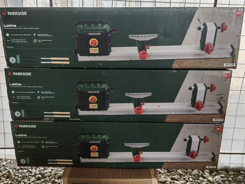 Токарный станок по дереву, токарний верстат Parkside PDM 600 C3