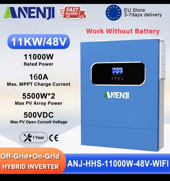 Наявність! Інвертор ANENJI 11KW