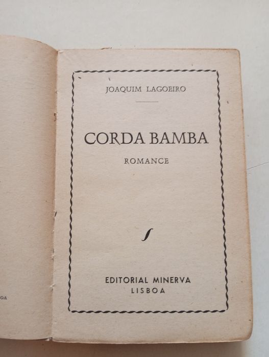 Joaquim Lagoeiro - Corda bamba (1.ª Edição)