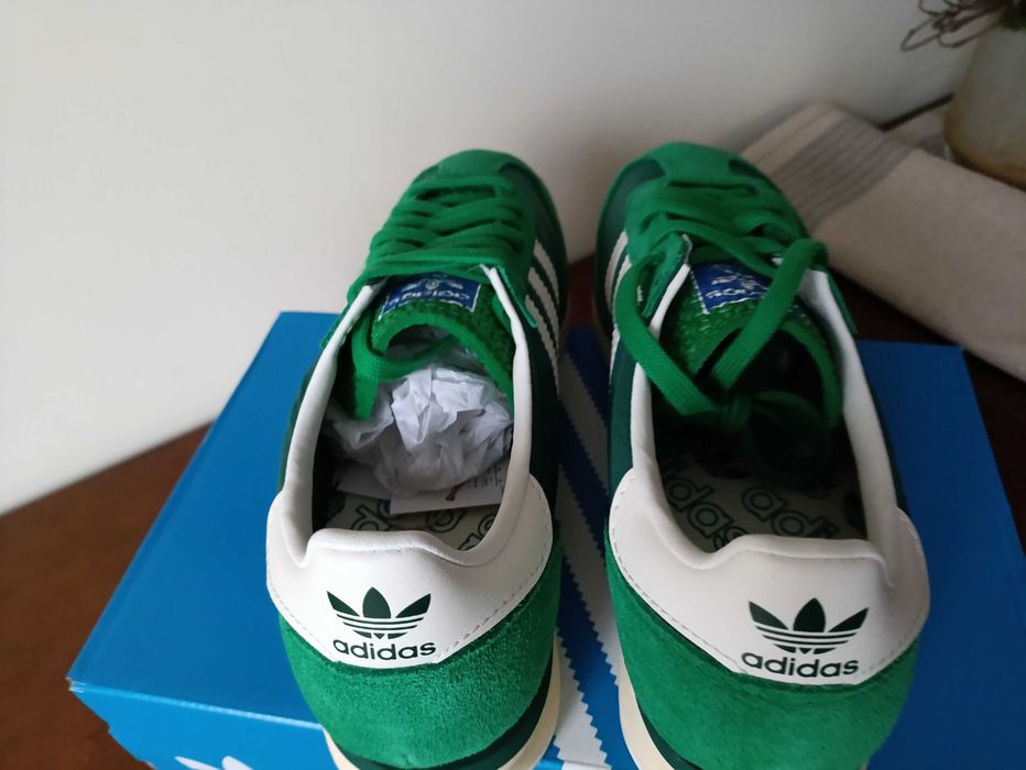 (r. 43 1/3) Adidas SL 72 RS Collegiate Green Core White zielone białe