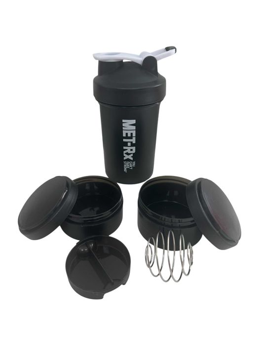 Шейкер спортивний 450мл 2 відділи пляшка для води спортзалу протеїну