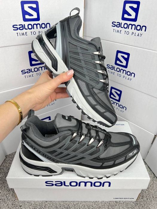 ХІТ СЕЗОНУ! Salomon ACS Pro GTX Grey Black White 41 42 43 44 45 46 акс