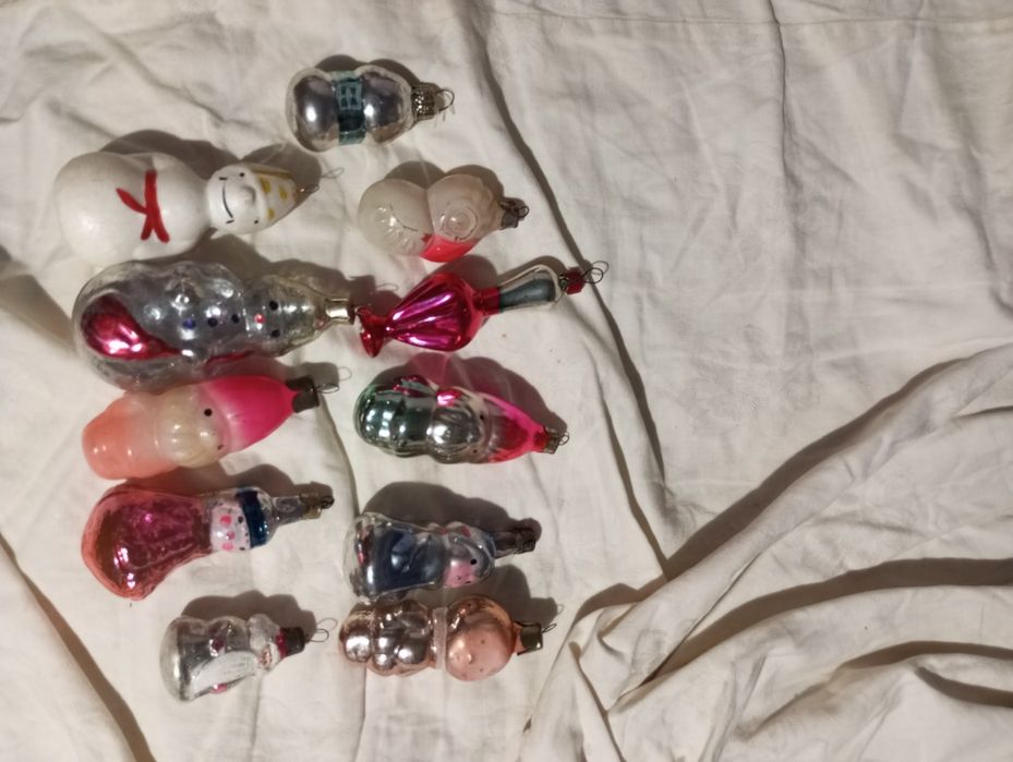 Ёлочные игрушки СССР 10 шт