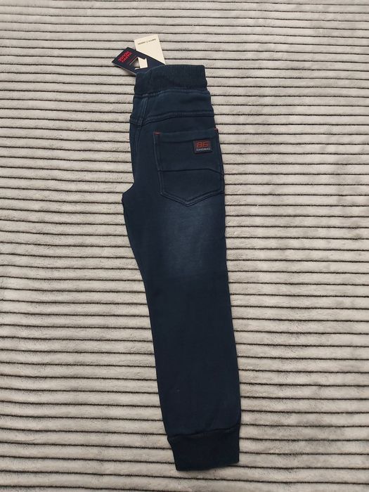 Spodnie dres jeans ocieplane NOWE roz 98/104