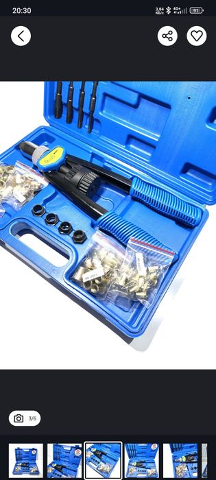 Аренда Ручной заклепочник M5-M12 для резьбовых заклепок  аренда