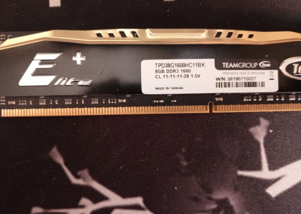 Оперативна память DDR3 RAM TeamGroup Elite+ 8 GB