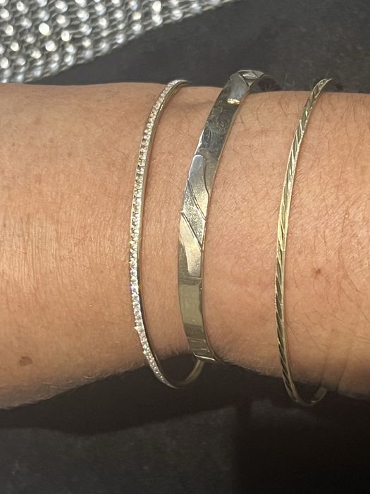 Bransoletka sztywna zloto  585