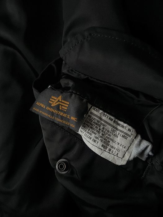 Alpha Industries MA-1 Made in USA Cropped Bomber Jacket бомбер