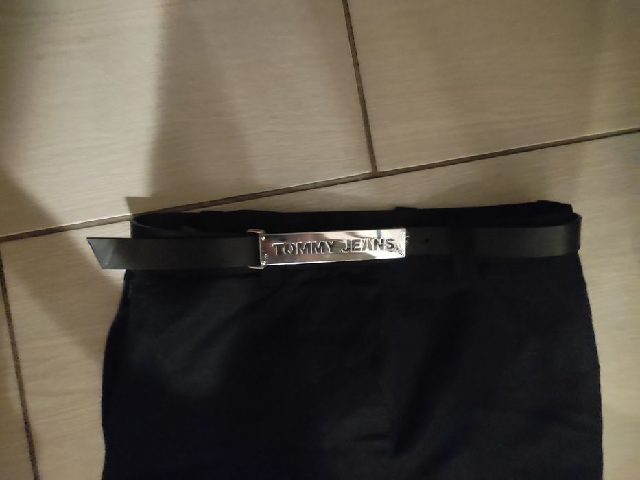 Tommy Jeans pasek damski skórzany