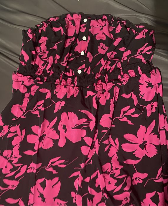 Letnia sukienka bez ramiaczek 4XL Nowa