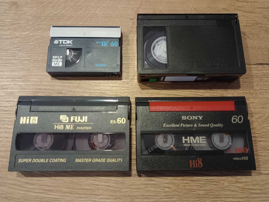 Przegrywanie kaset VHS i kasetek z kamer na pendrive, DVD, 19zł kaseta