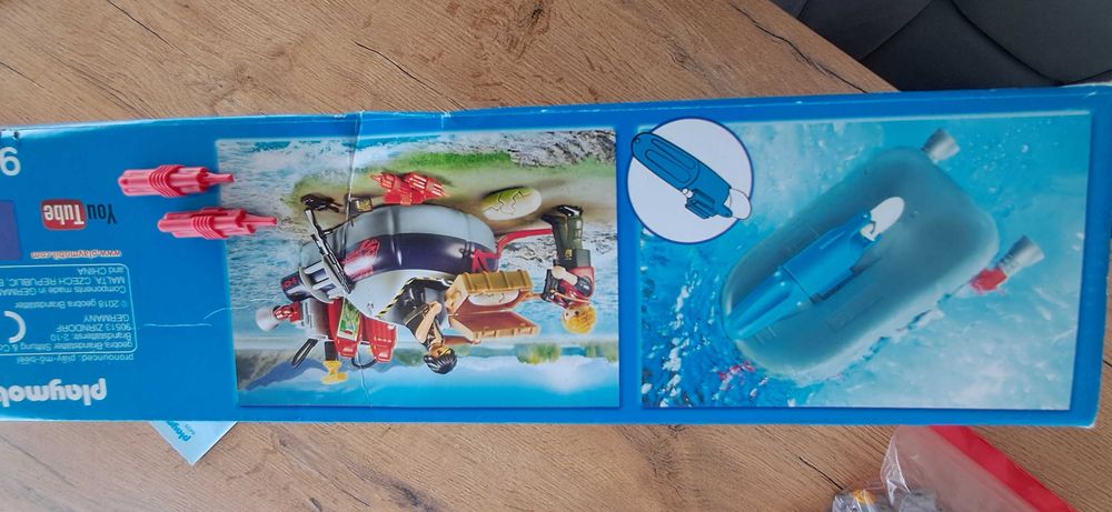Poduszkowiec Playmobil Action 9435 4+ motorówka