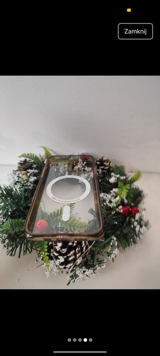 Plecki Etui Case  Obudowa Silikonowe Przezroczyste Case Magsafe do iph