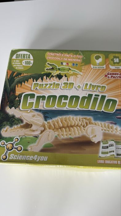 Science4you puzzle 3d Crocodilo
