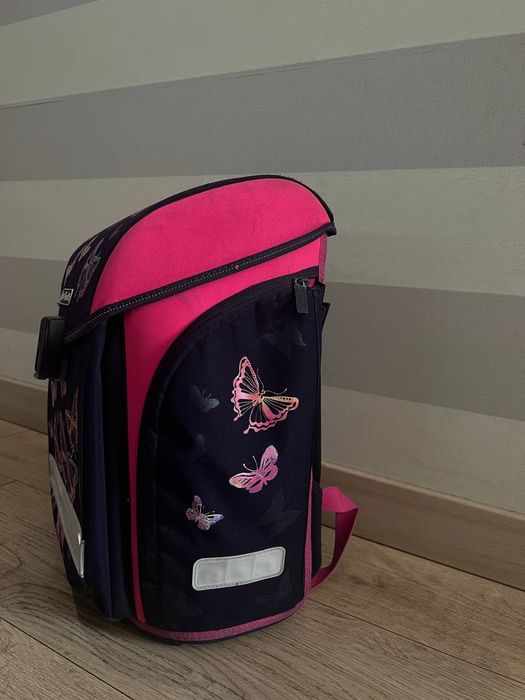 Рюкзак herlitz, розовый в хорошем состоянии