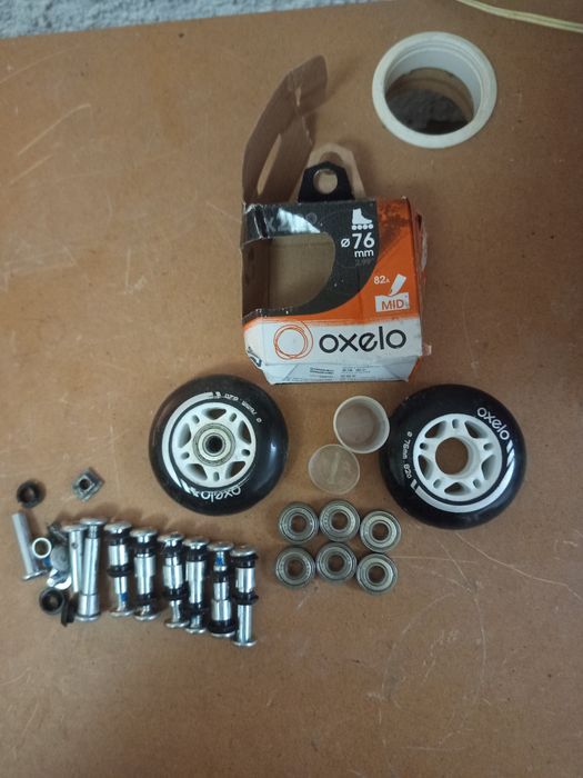 Rodas e rolamentos para patins