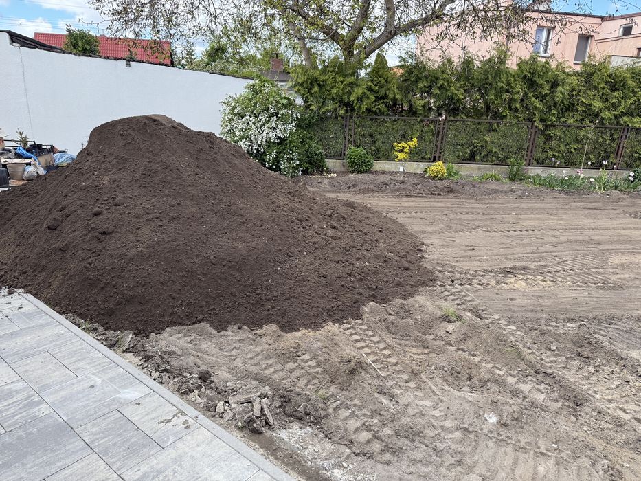 ziemia ogrodowa, przywóz żwiru, gruzu ,kamień, otoczak