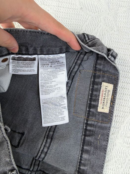Jeansowe Spodnie Levi’s 501 Szare 34/34 Red Tab 650