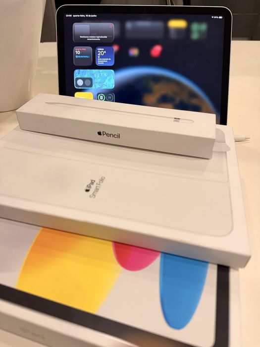 iPad A16 11'' 128GB Como Novo | Apple Pencil + Smart Folio + Garantia