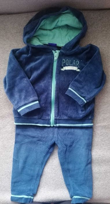 Komplet polarowy, dresowy, Lupilu, rozmiar 74/80