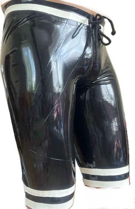 Szorty meskie z zamkiem latex M