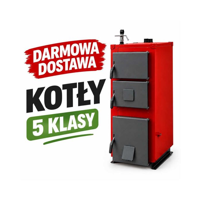 Kocioł Węglowy 18 kW FENIKS UNI Klasa 5 ECODESIGN piec Dostawa GRATIS węgiel drewno