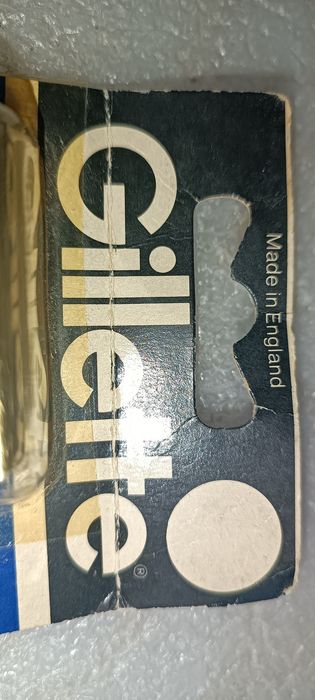 Raríssima e Antiga Gillette Selada Anos 70 produzida na Inglaterra