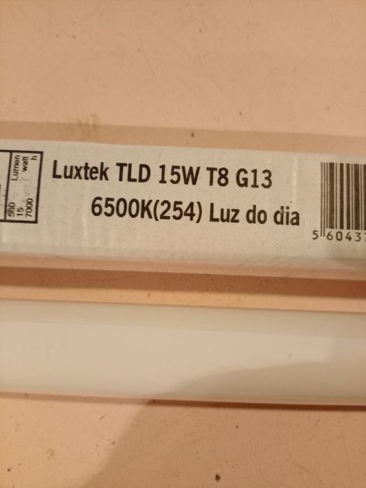 Lâmpadas T8 15W 6500K