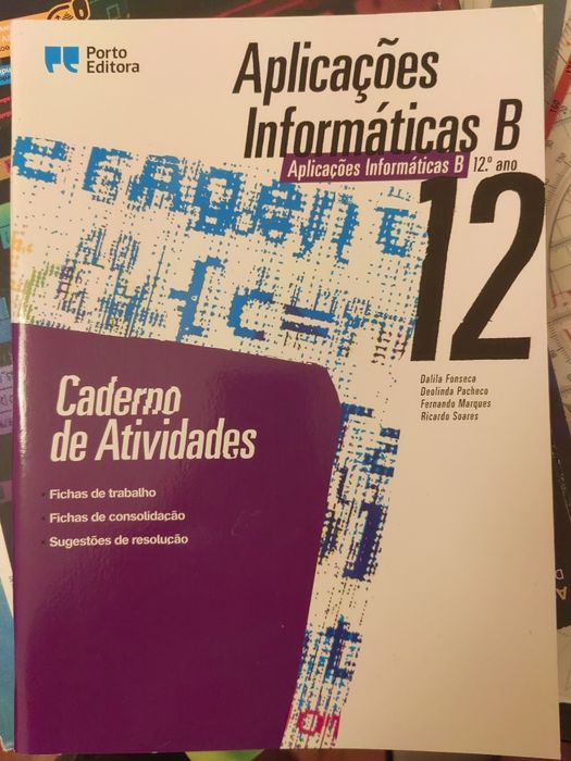 Caderno de atividades de aplicações de informáticas B