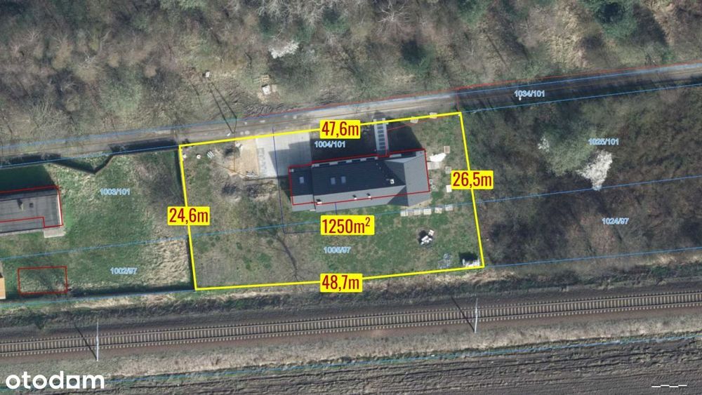 Nowy dom parterowy z działka 1250m2 w Lublińcu
