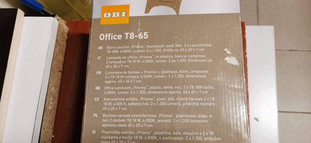 Lampa biurowa, warsztatowa OBI
